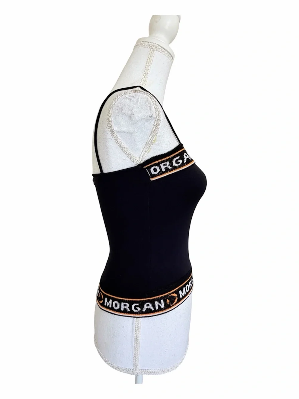 True Vintage Morgan De Toi Logo Cami Tank Top - Picture 3 of 7